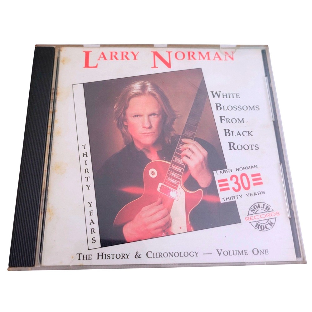Larry Norman White Blossoms From Black Roots CD 1988 Solid Rock Records Rare CCM